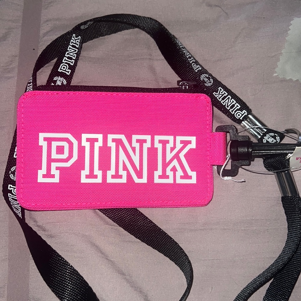VS Pink Wallet w/ lanyard